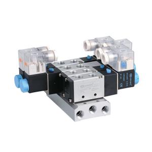 Quality DC12V / DC24V Pneumatic Solenoid Valve Manifold Plate From 2 Units - 20 Units wholesale