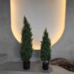 Lifelike Faux Plant Plastic Green Artificial Plant