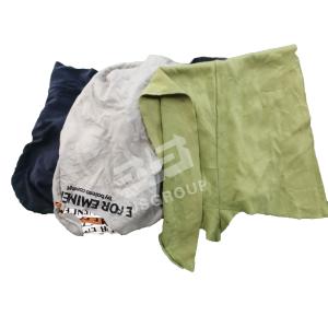 Quality Grade A Industrial Wipe rag 100 cotton 10kg 25kg industrial cleaning rags kg cleaning cloths in workshops wholesale