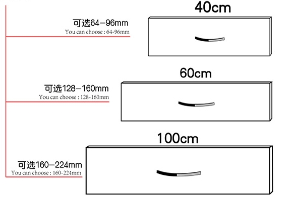 made in China online shopping high quality modern kitchen furniture fittings aluminum hardware cabient handle design
