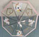 70cm Auto Open Dome Shape POE Kids Compact Umbrella