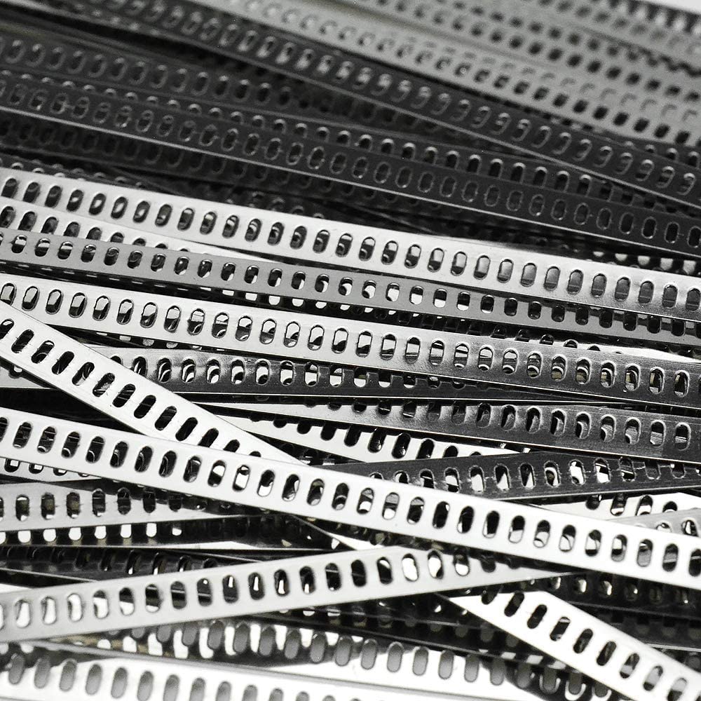 304 Stainless Steel Cable Ties Wrap Coated Self Locking Metal Zip Ties 9.8inch for Advanced and Customized Solutions