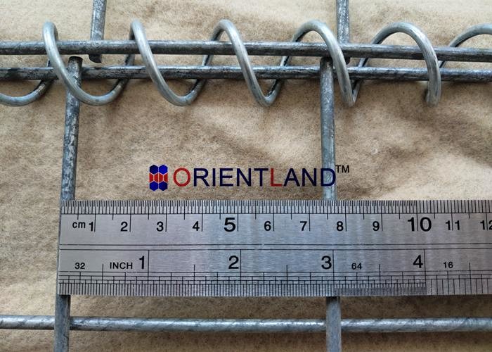 MIL 1 1.37m Defensive Barrier Collapsible Wire Mesh Container 4.0 mm