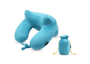 Quality Soft Inflatable Neck Pillow , Inflatable Travel Neck Support CGS Certification wholesale