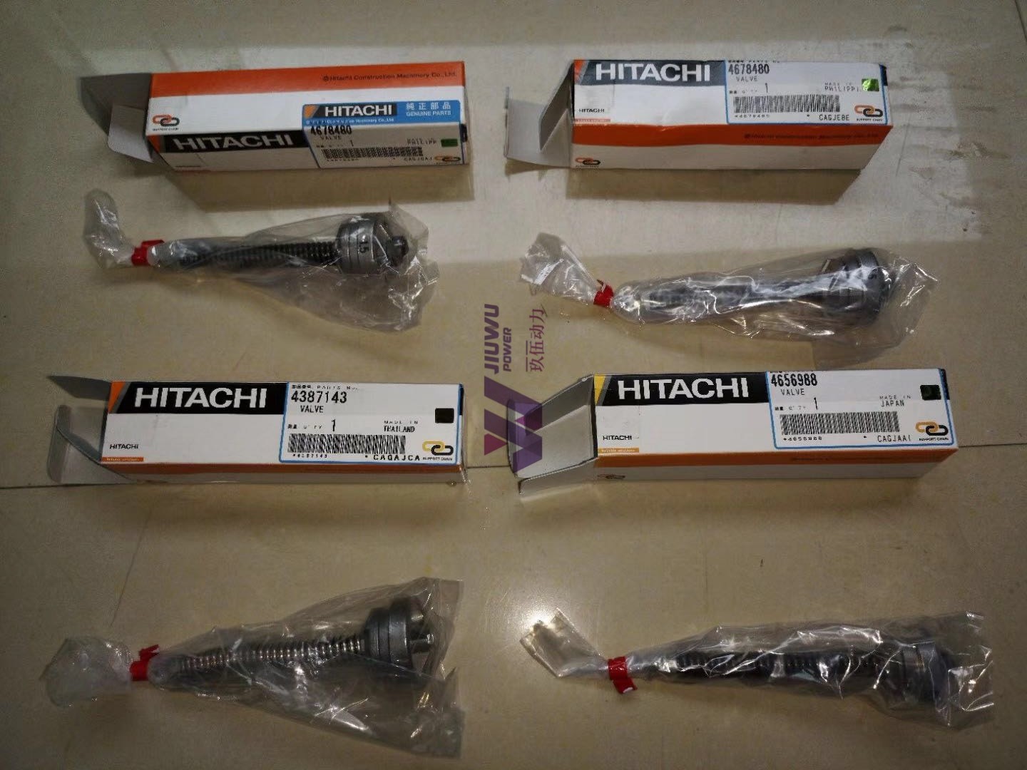 HITACHI ORIGINAL VALVE 4387143 4678480 4656988 FOR ZX330 ZX330-3G ZX200 JIUWU POWER