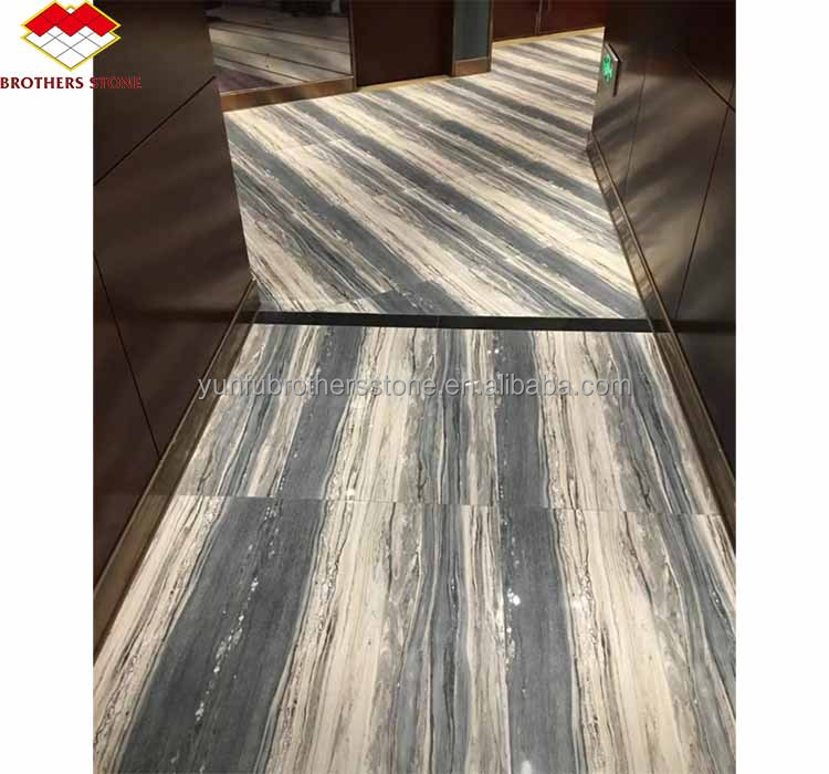 Modern Natural Stone Marble Floors Wall Tiles in Honed Finish for Hotel Upgrade 2024