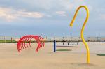 Steel Frame Kids Water Playground , Water Play Equipment Water Fountain