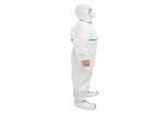 FDA CE Sterile Disposable Chemical Suit , Waterproof Disposable Coveralls