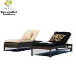 Garden Sunbed with 100% Handwoven Aluminum Frame and Powder Coating Production