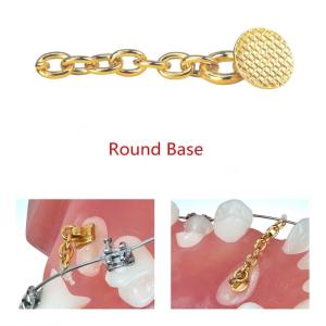 Quality Button Chain Orthodontic Supplies | Silver &amp; Golden Colors | Pre-Cut Orthodontic Products for Ortho Kits &amp; Dental Accessories | Professional Ortho wholesale