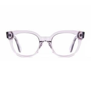 Quality Clear Color Round Acetate Glasses Frame Unisex Fashion 49-21-145 Mm wholesale