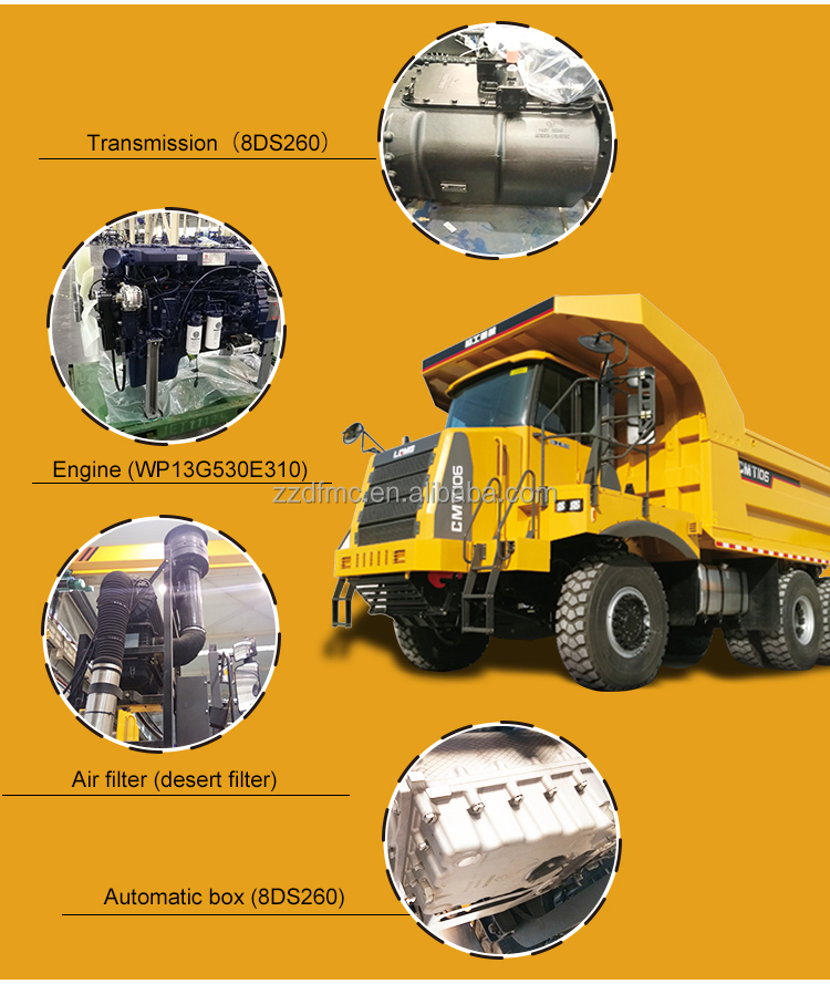 Auto Gearbox FC6A250PRT Used Komatsu HD785 Mining Dump Truck for Mining Transportation