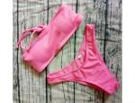 2019 Solid Bikini Brazilian Swimsuit Bikini Sexy Female Shoulder Swimsuit Bikini
