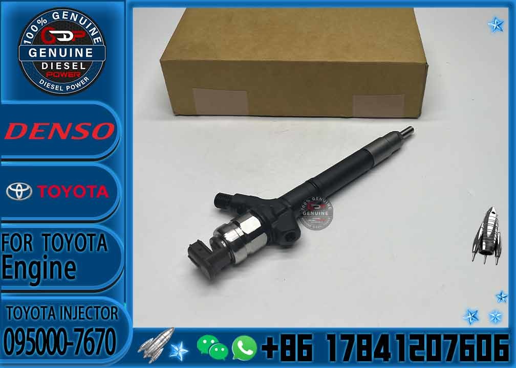 Genuine Brand New Common Rail Injector 095000-7670 23670-09180 23670-09240 23670-09280 095000-7300 095000-7310 095000-76