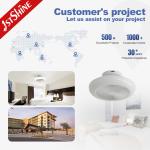 Mini Bedroom 18 Inches Bladeless Led Ceiling Fan Dc Motor 6 Speeds Remote