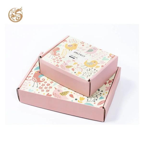 Eco-Friendly Mailing Shipping Boxes Custom Logo Corrugated Paper Box Matt Postal