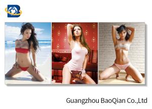 Quality Eco - Friendly Material Lenticular Flip Beautiful Sexy Girl 3D Picture Wall Hanging Art wholesale