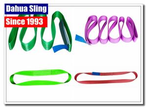 Quality 1 Ply Endless Nylon Lifting Slings , Nylon Rigging Slings For Heavy Duty Lifting wholesale