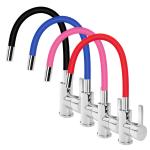 Black Flexible Silicone Hose 12L/Min 45*25*7cm Kitchen Water Faucet