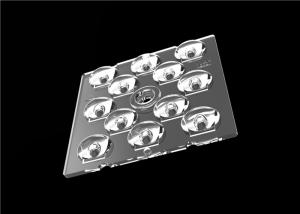 Quality 3030 SMD Wide Angle LED Lens , Optical Square LED Lens For Outdoor Lighting wholesale