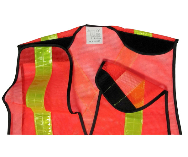 Fluorescent Red Hi Viz Mesh 60 Grams Safety Orange Mesh Customized