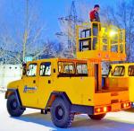 Lifting bucket platform truck pickup truck mobile lifting platform customized