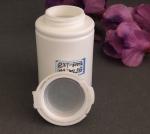60g PE Eco Friendly Plastic Pill Bottles Flip Screw Top Cap Acid Alkali