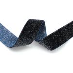 Shinny Glitter Silver Gold Velvet Ribbon 10mm-38mm Luxury Velvet Ribbon