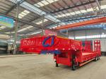 Heavy Loading Semi Truck Lowboy Trailer Drop Deck Detachable Gooseneck Low