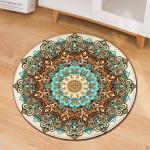 Modern Minimalist Printed Chair Floor Mat Round Office Computer Floor Mat
