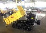 Mechanical Transmission Case Concrete Dumper , Auto Turning Powered Wheelbarrow