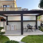 6063-T5 Aluminum Alloy Salt Spray Resistant and Durable Aluminum Patio Pergola