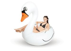 Quality Giant inflatable swan swimming ring wholesale