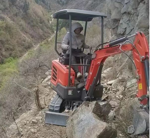 Dopro Hydraulic Mini Crawler Digger 1.6Ton 14kw Engine Power