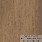 Flowability PVC Decorative Film Scratch Resistance Wooden Grain