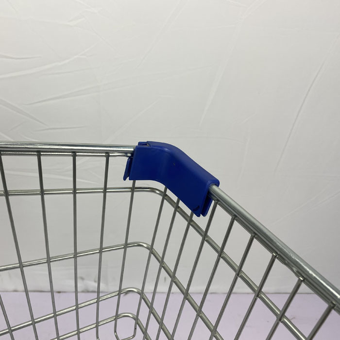 German Style 100L Convenience Retail Chain Supermarket Metal Trolley with 3 Blades Elevator Wheels Manufacturer