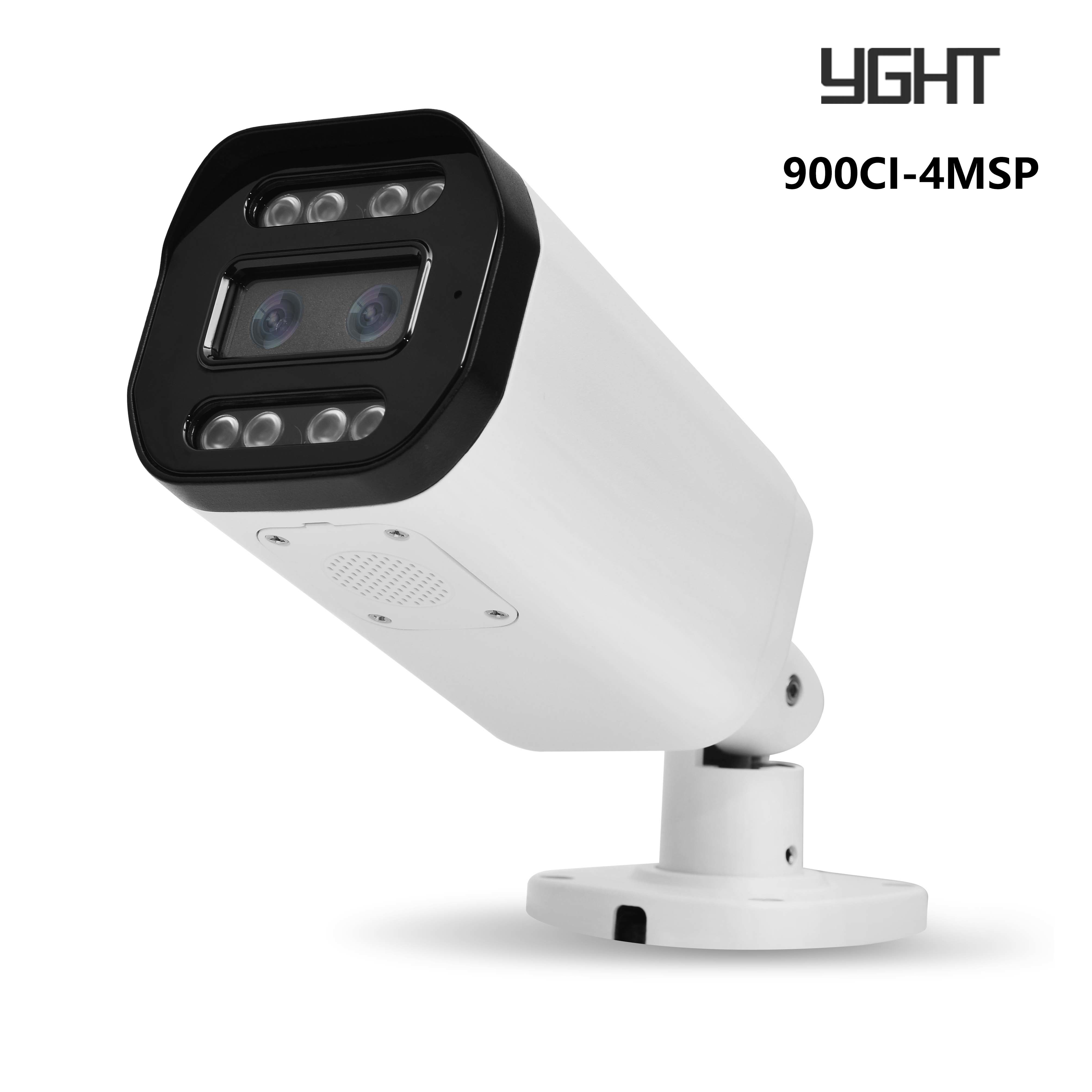 4MP Full Color Night Vision POE Wide Angle Bullet Camera 12mm Metal Housing