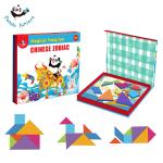 Tangram Magnetic Wooden Puzzels Educational Toys for Kid