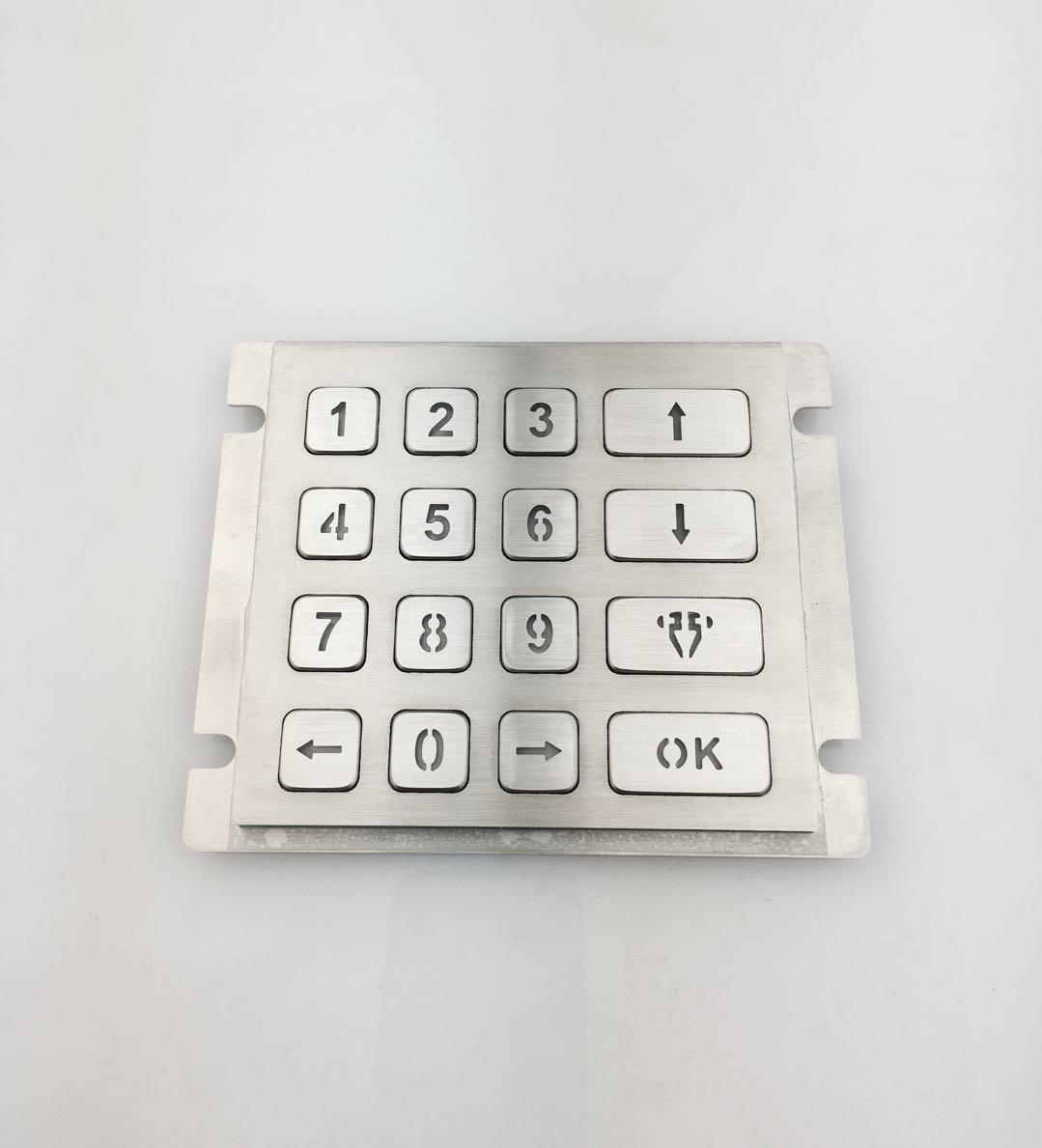 4X4 vandal resistance stainless steel back lighted numeriic keypad