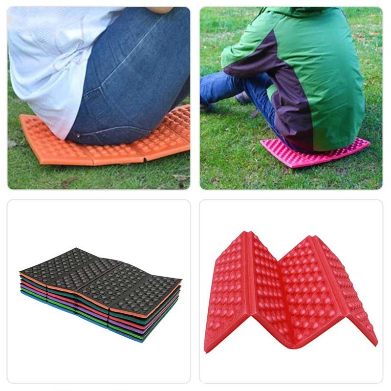 40x28x1.2cm Folding Camping Mat Seat , 8 Folds Thermal Seat Pads For Picnic