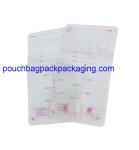 200ml breast milk storage bag pack, double waterproof zipper on top