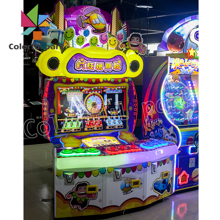 Crazy Toy Town Arcade Redemption Tickets , Video Game Amusement Arcade Machines