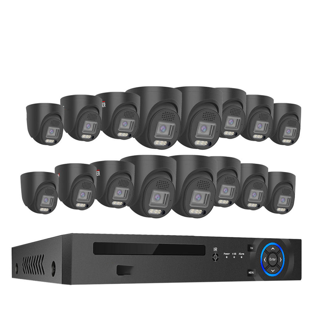 Customized 16 Channels indoor Face Detection H.265 4K 8MP Wired POE IP Network Security cctv camera surveillance systems