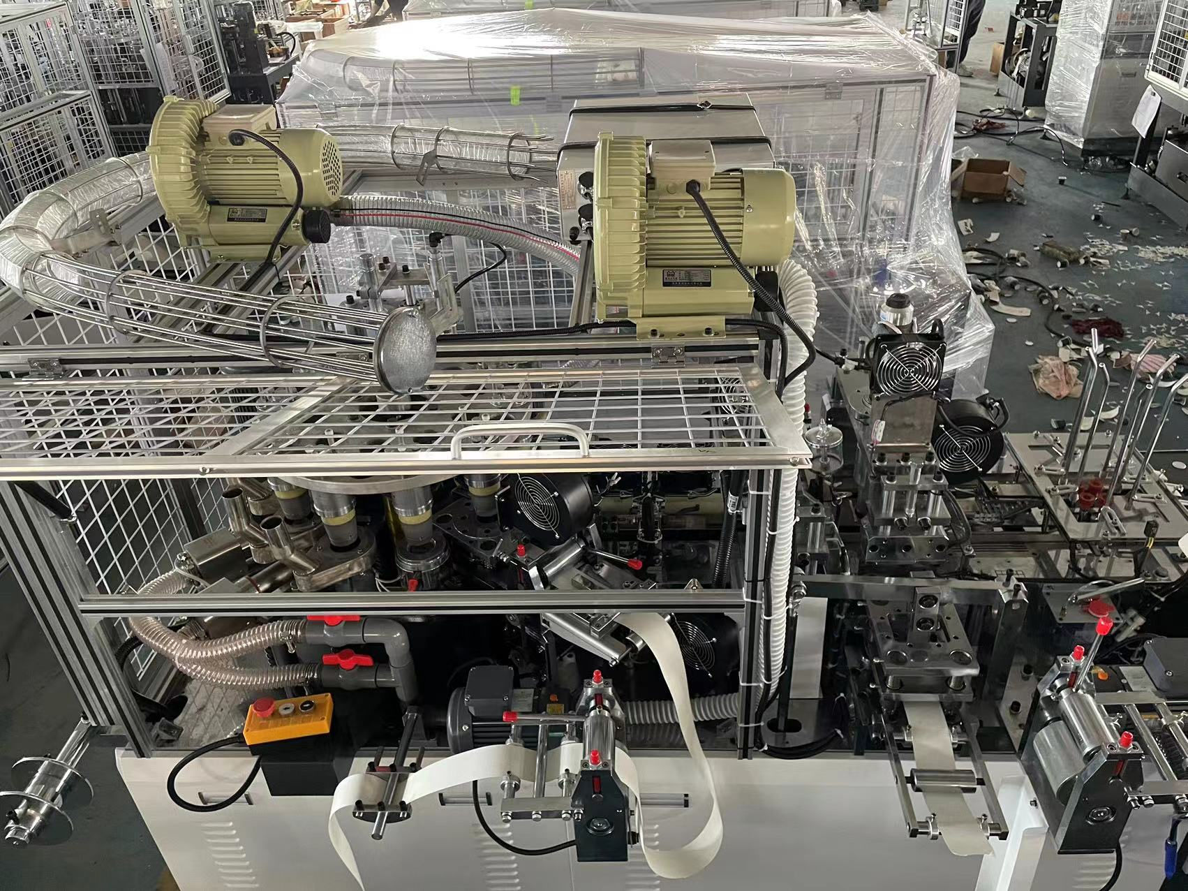 Customized 90-100pcs/min Paper Tea Cup Making Machine 2-16oz Paper Cup Forming Machine In Pakistan for Customer Requirements