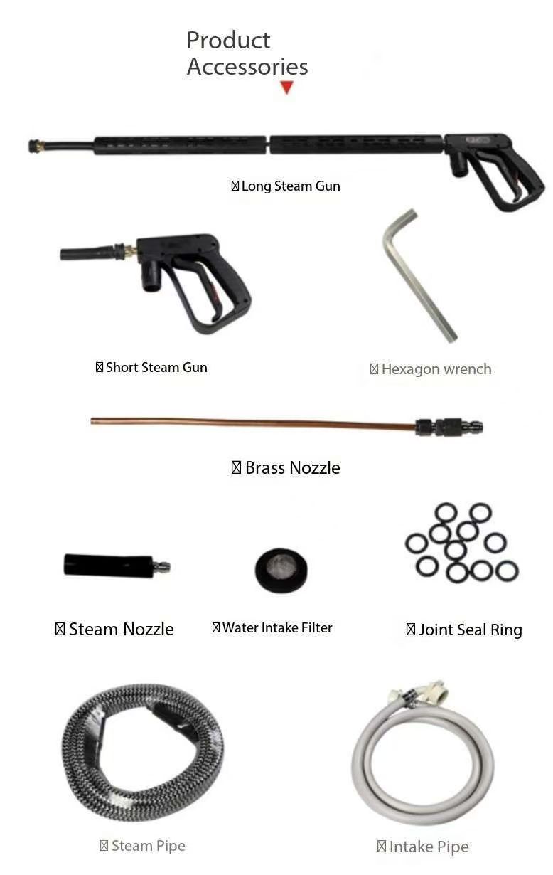 Electric Power Source Diesel Steam Cleaning Machine for Portable Car Washing and Outdoor Livin