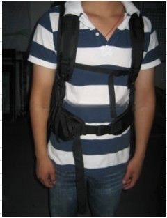 19 inch backpack lcd digital advertising POP playback display