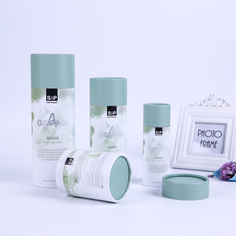 Durable 6.5x16cm Cylinder Paper Tube Packaging Moistureproof