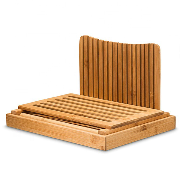 Supply Bamboo Bread Slicing Machine with Multifunctional Design 34cm x 24cm x 21cm
