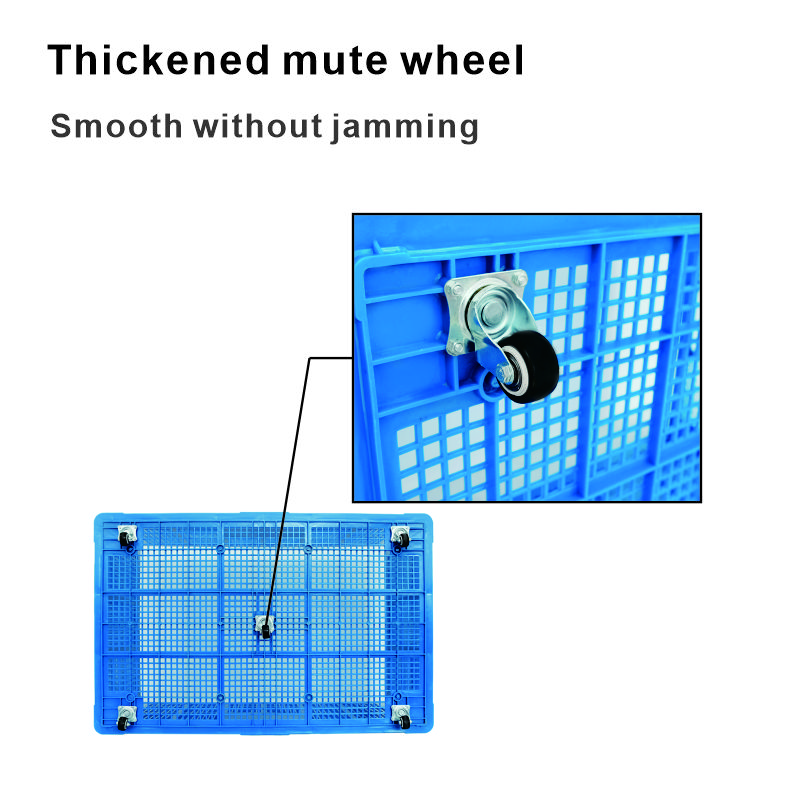 Foldable Plastic Crate for Poultry Transportation Easy to Assemble and Disassemble
