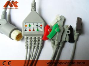 Quality Philips Compatible 5 Lead Clip Direct-Connect ECG Cable - M1975A wholesale